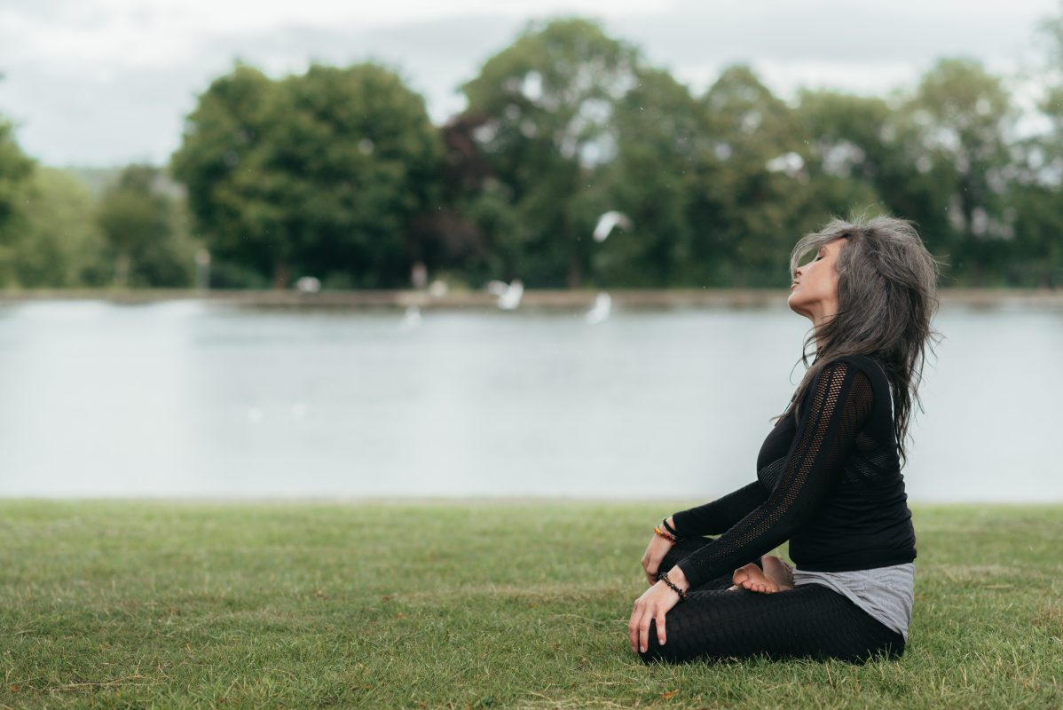 Meditation in a natural setting